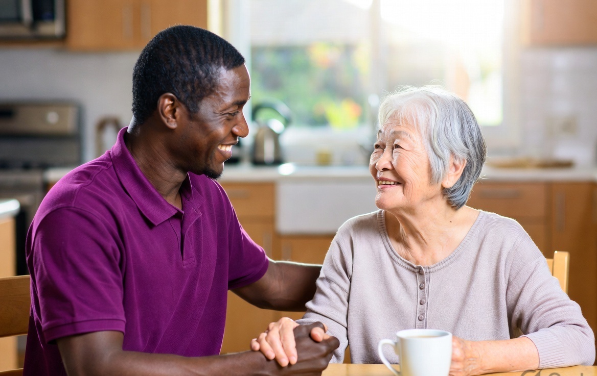 NDIS support worker with participant in Shepparton